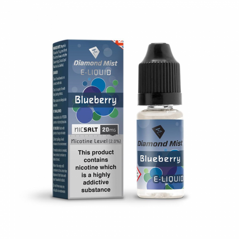 Blueberry Nic Salt by Diamond Mist 20mg 10ml