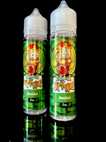 MENTHOL BY MAD KING- 50ml - 0mg 50/50