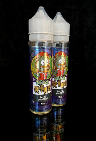 BERRY MENTHOL BY MAD KING- 50ml - 0mg 50/50