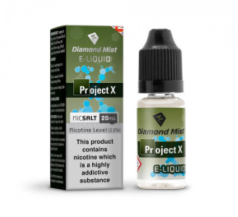 Project X Nic Salt by Diamond Mist 20mg 10ml