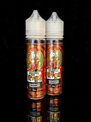 STRAWBERRY CHEESECAKE BY MAD KING- 50ml - 0mg 50/50