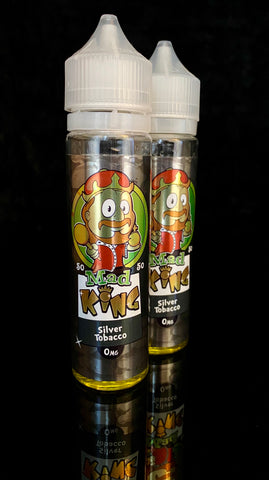 SILVER TOBACCO BY MAD KING- 50ml - 0mg 50/50
