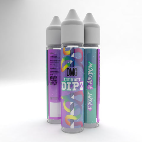 FRUIT RAINBOW SHERBET DIPZ BY OMG EJUICE - 50ml - 0mg The Vape Chase FRUIT RAINBOW SHERBET DIPZ BY OMG EJUICE - 50ml - 0mg The Vape Chase
