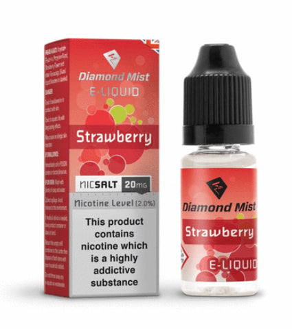 Strawberry Nic Salt by Diamond Mist 20mg 10ml