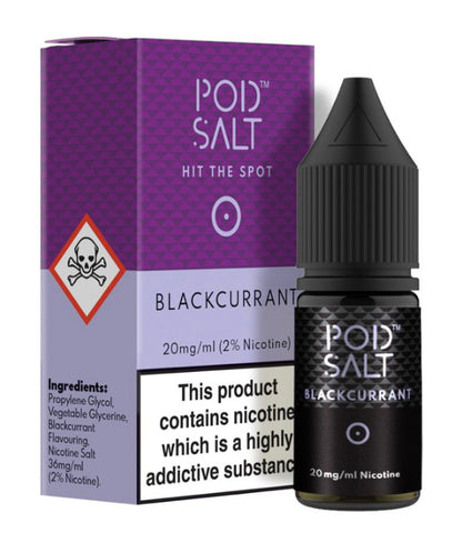 BLACKCURRANT NIC SALT BY POD SALT 20mg/ml