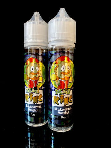 BLACKCURRANT MENTHOL BY MAD KING- 50ml - 0mg 50/50