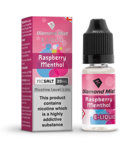 Raspberry Menthol Nic Salt by Diamond Mist 20mg 10ml