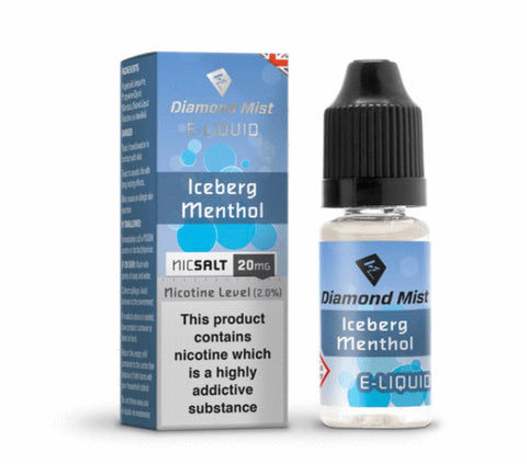 Iceberg Menthol Nic Salt by Diamond Mist 20mg 10ml